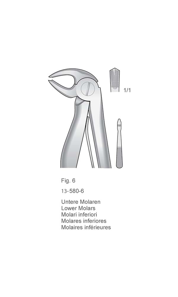 Extracting Forceps for children , Fig. 6