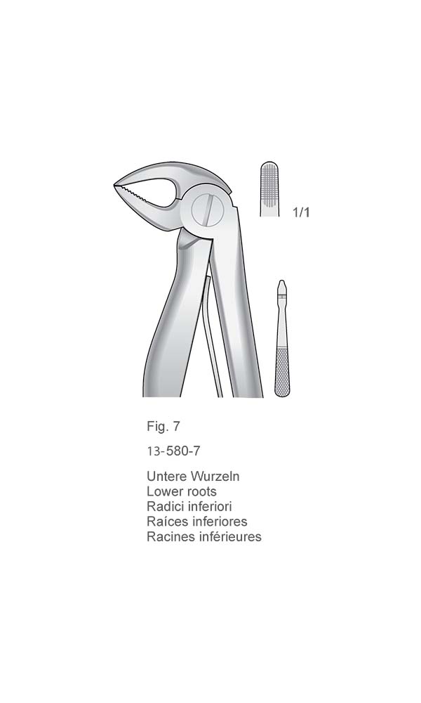 Extracting Forceps for children , Fig. 7