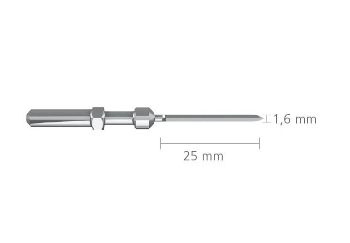 Lancet electrode fine