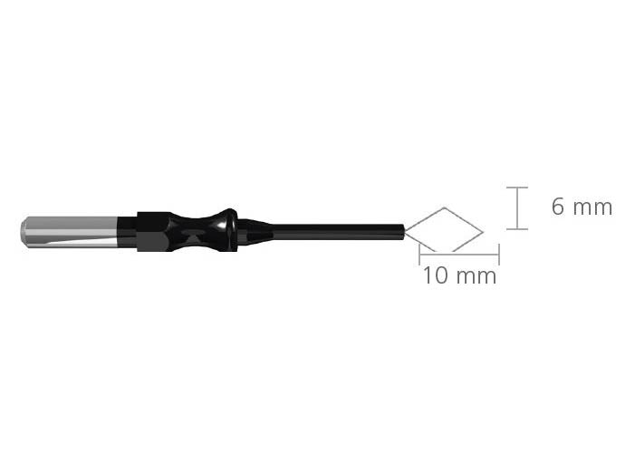 Wire loop electrode, Rhombus, tungsten