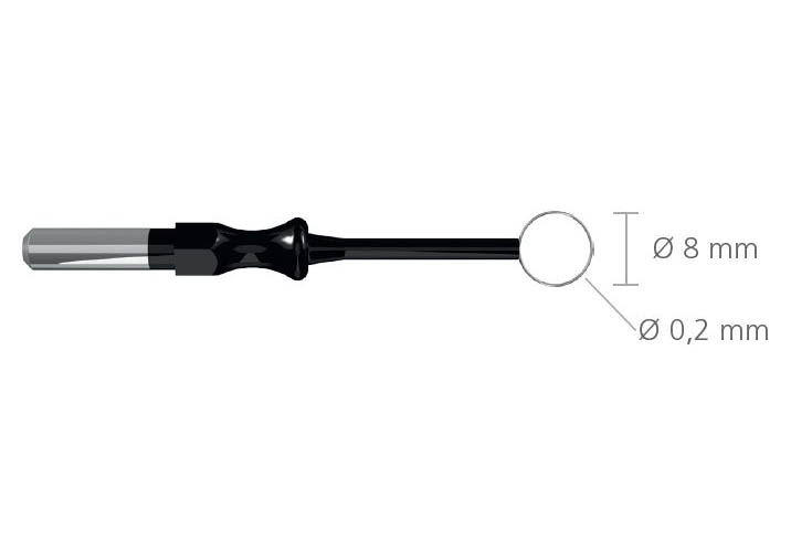 Wire loop electrode, tungsten